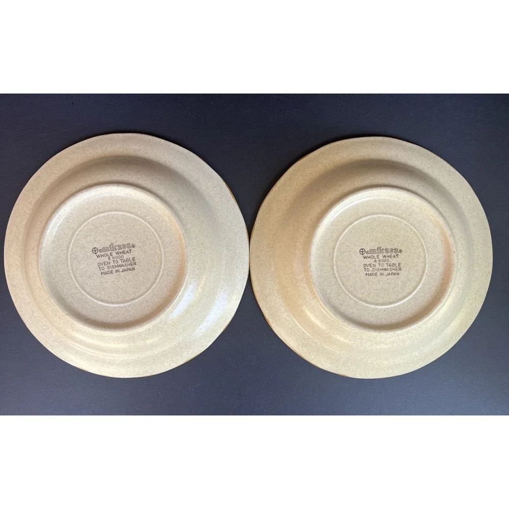 VTG Mikasa Whole Wheat E8000 Soup Salad Bowls 8.25